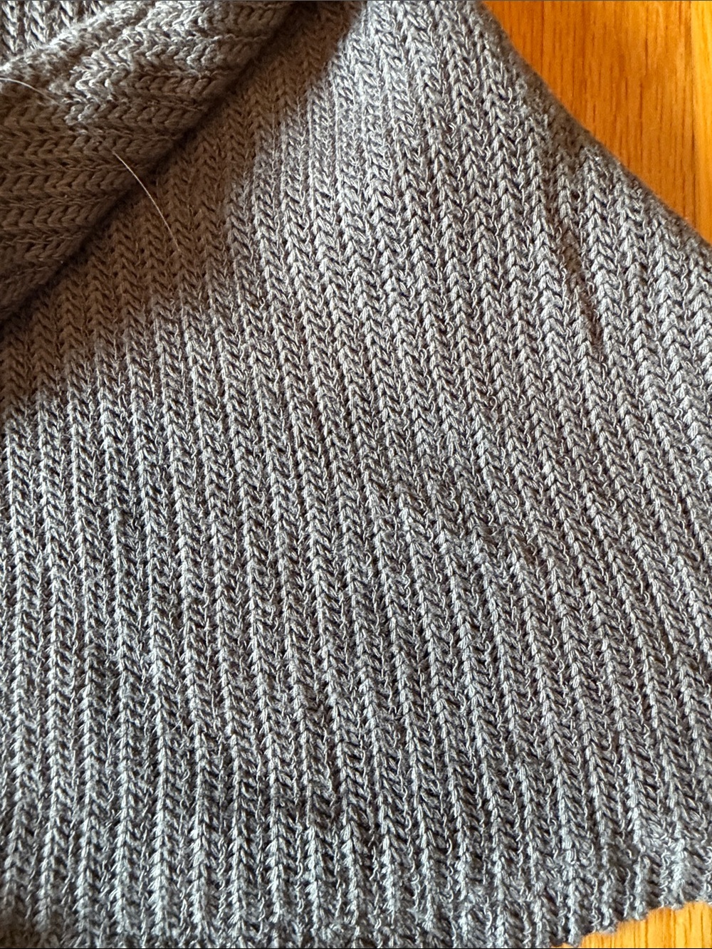 Final Touch Gray Knit Racerback Tank Top - Picture 4 of 4